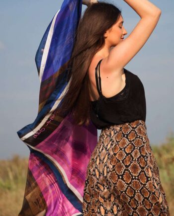 Exclusive SILK SQUARE SCARF 04
