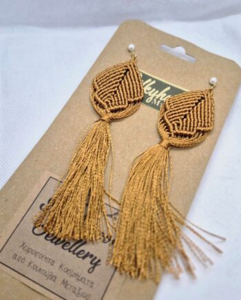 Σκουλαρίκια Μακραμέ 02