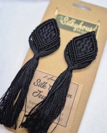 Σκουλαρίκια Μακραμέ 07